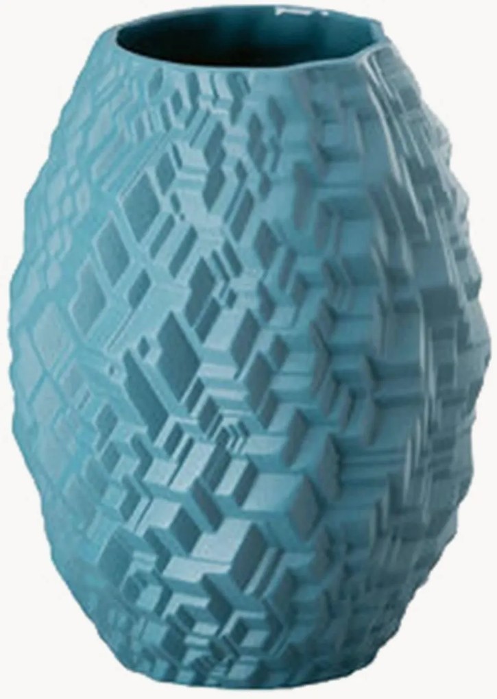 Vaso mini in porcellana Phi City Abyss, alt. 10 cm