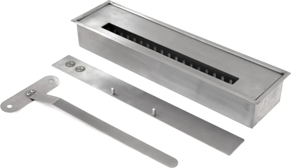 Camino a Bioetanolo da Pavimento 110x37x102 cm Cambridge Bianco...
