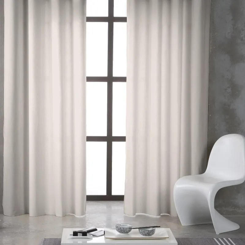 Tenda INSPIRE Ayden beige, fettuccia e passanti 300x270 cm