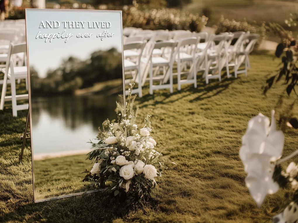 Adesivo per specchio S14 – And they lived happily ever after