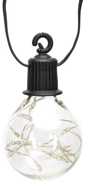 Aigostar - Catena luminosa decorativa LED per esterni, 160 LED, 3,6 W, 230 V, 10 m, IP44, bianco freddo