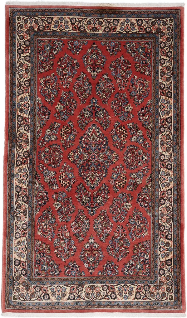 Sarouk Tappeto 270x160 (Iran) Annodato A Mano