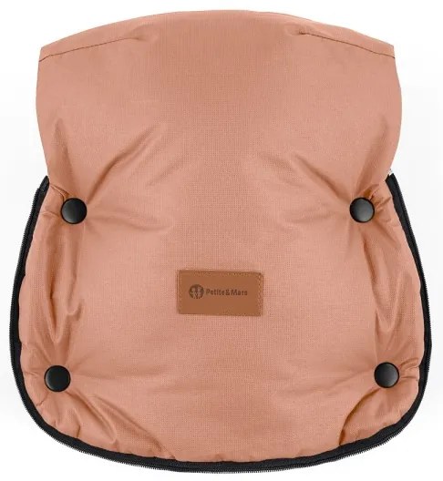 PETITE&amp;MARS - SET Coprigambe per bambini 4in1 ARCTIC + stroller mano muffs Pastel Peach