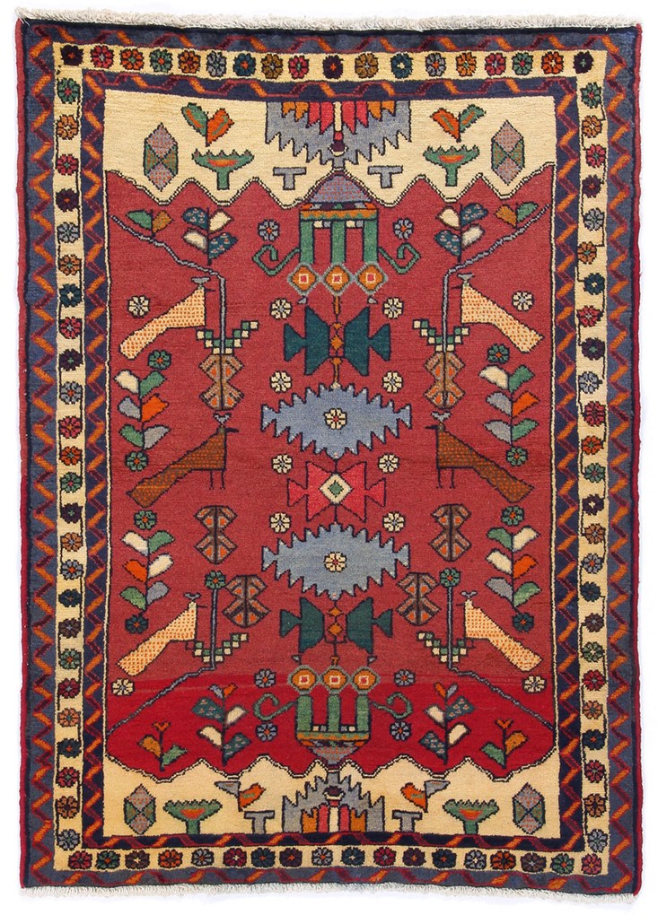 Tappeto persiano 100x140 (Iran) Annodato A Mano