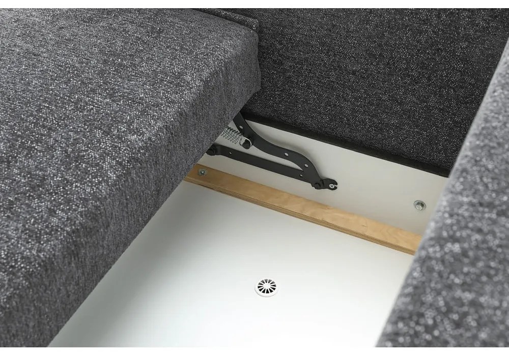 Divano letto grigio scuro Emile - Bobochic Paris