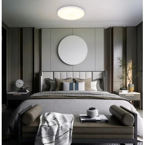 Globo 41566-32W - Plafoniera LED NIELSEN LED/32W/230V 4000K diametro 40 cm bianco