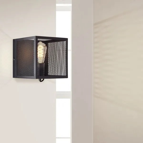 Brilliant - Applique MAZE 1xE27/40W/230V nero