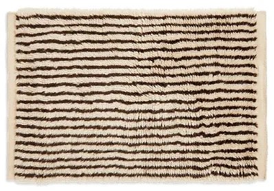 Kami Knotted Rug 80x120 Off-white/Coffee - Ferm Living