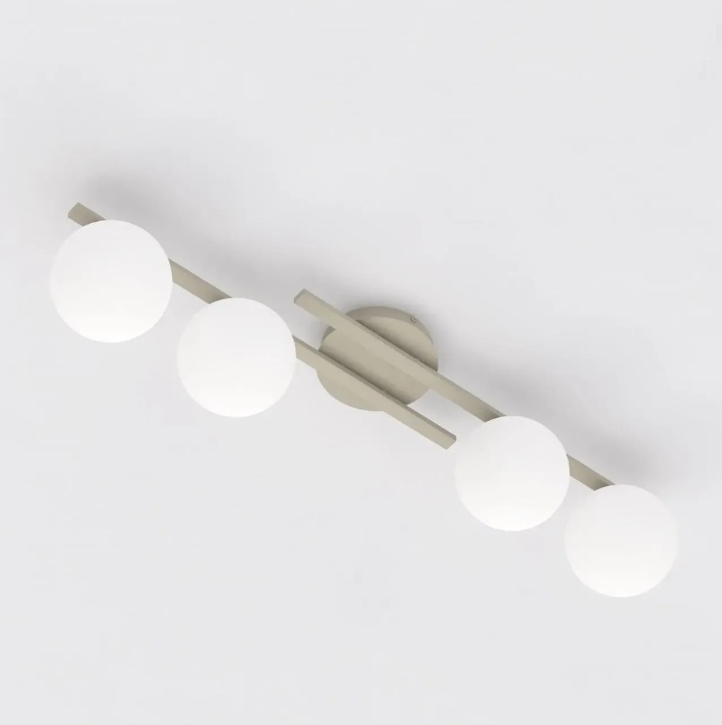 Lampada da soffitto KAIRO 4 4xE14 in Acciaio - Mokka
