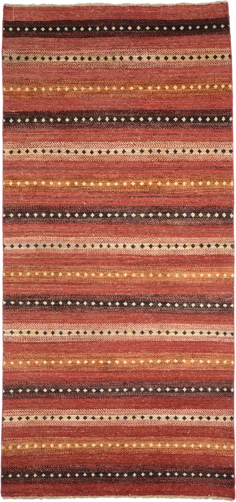 Gabbeh Tappeto 250x120 (Pakistan) Annodato A Mano