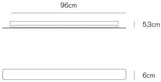 Line applique 31w 2000lm 3000k sand