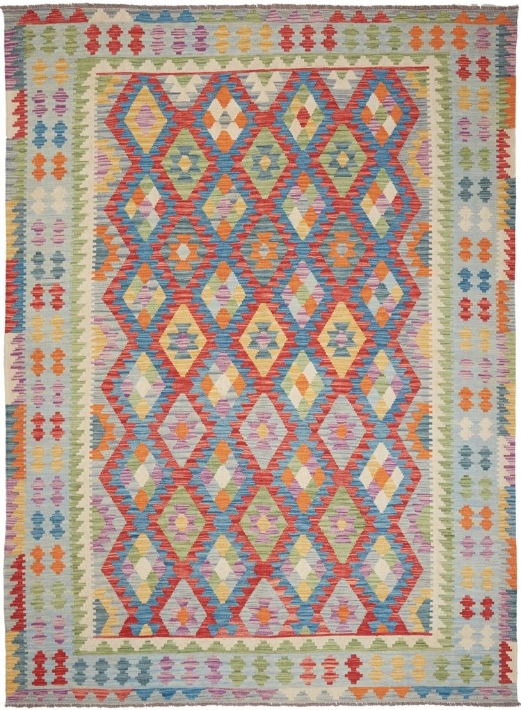 Kilim Tappeto 210x290 (Pakistan) Tessuto A Mano