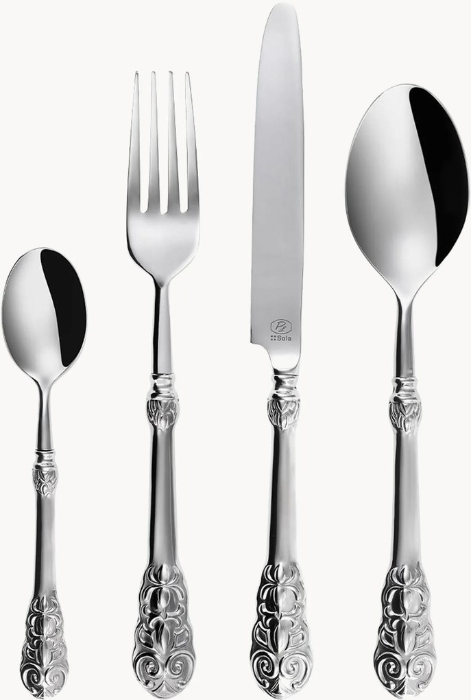Set di 30 posate con manico Bohemia Hollow, 6 persone
