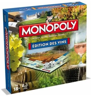 Gioco da Tavolo Winning Moves MONOPOLY  Editions des vins (FR)