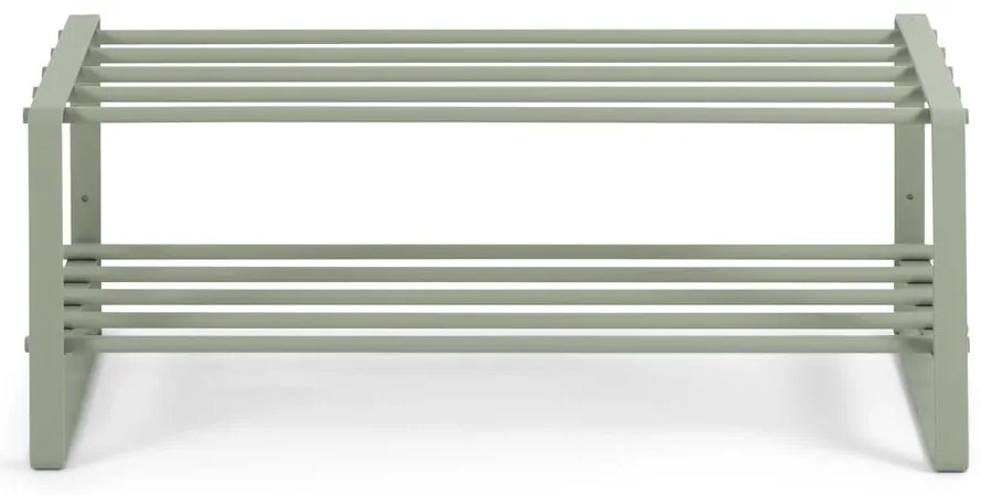 Scarpiera in metallo grigio-verde Rex - Spinder Design