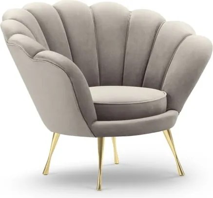 Poltrona Kingston Riviera in velluto - H76 cm