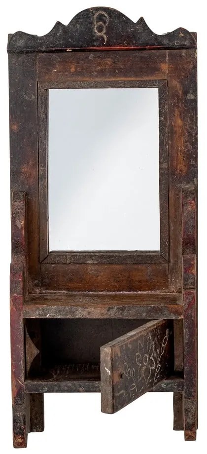 Specchio da parete con cornice in legno 17,5x43 cm Sehar - Bloomingville