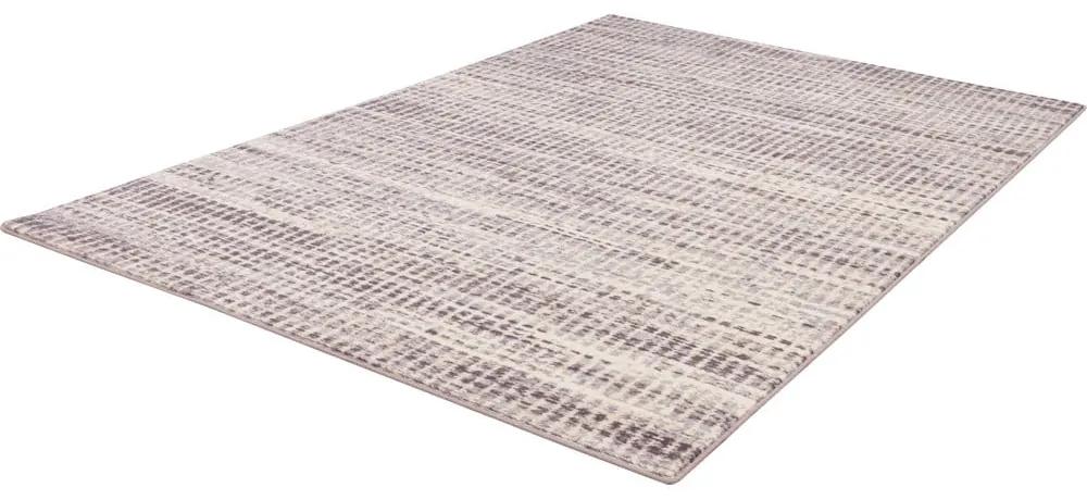 Tappeto in lana crema 160x240 cm Striped - Agnella