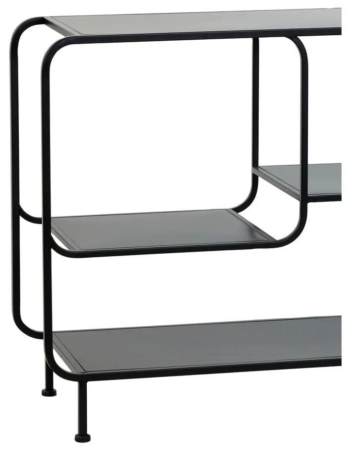 Libreria in metallo nero 141x81,5 cm Winston - Light &amp; Living