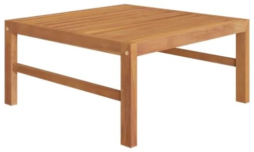 Set Divani Giardino 11 pz Cuscini Crema Legno Massello di Teak