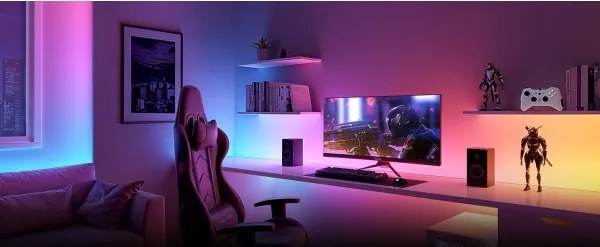 Govee - LED RGBWWIC Striscia dimmerabile Striscia Lampada 2 Pro 5m Wi-Fi Matter