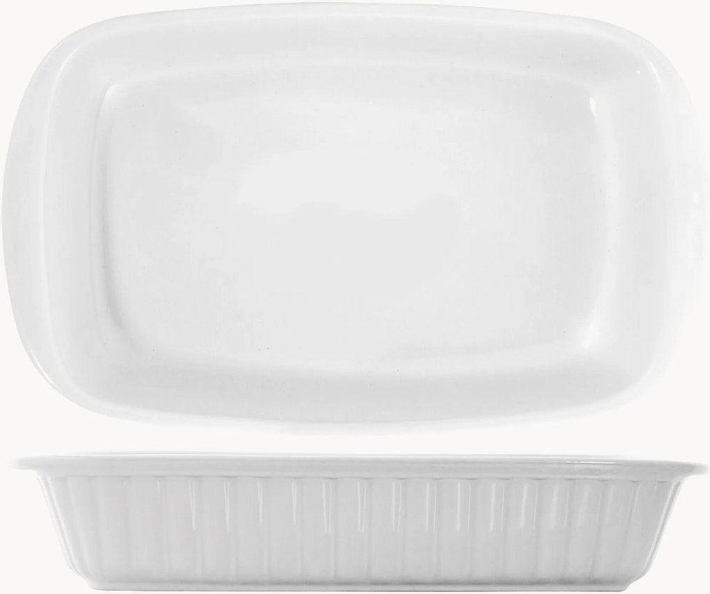 Pirofila rettangolare in ceramica Delizie