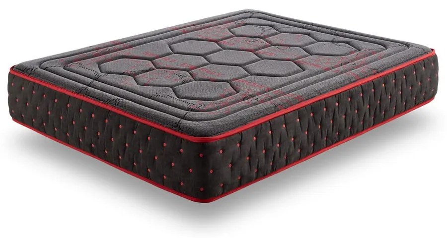 Materasso in schiuma bifacciale duro/medio duro 120x200 cm Hexaflex Moon - Moonia