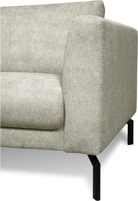 Divano beige con rivestimento in ciniglia 216 cm Gomero – Scandic