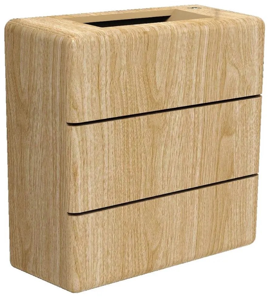 Immax 08522L - Lampada da parete per esterni LUXLINE LED/6W/230V 3000K IP54 rovere