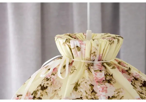 Duolla - Lampadario a sospensione con filo VIOLIN 1xE27/40W/230V diametro 38 cm rosa