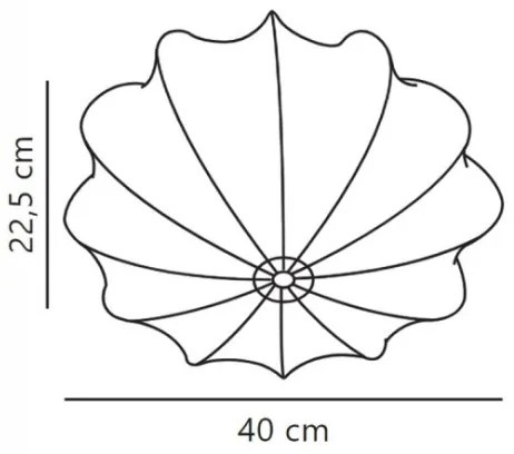 Nordlux - Plafoniera AERON 1xE27/40W/230V diametro 40 cm