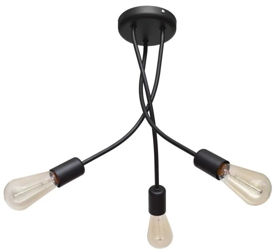 Lampadario a sospensione con supporto rigido HARVARD 3xE27/15W/230V