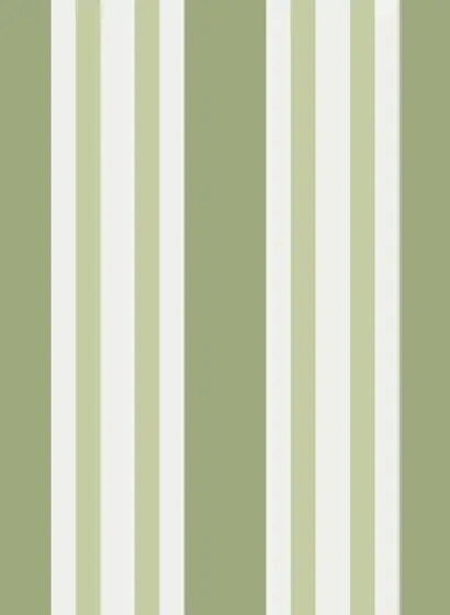 Streifentapete Polo Stripe von Cole & Son - Leaf Green