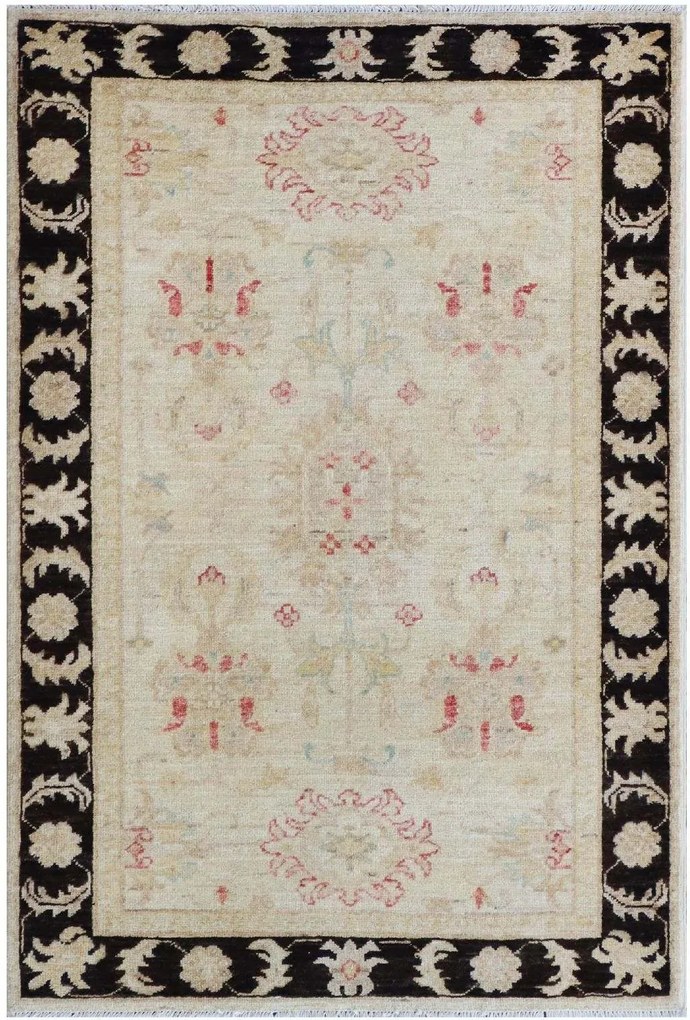 Ziegler Tappeto orientale 120x80 Beige (Pakistan) Annodato A Mano