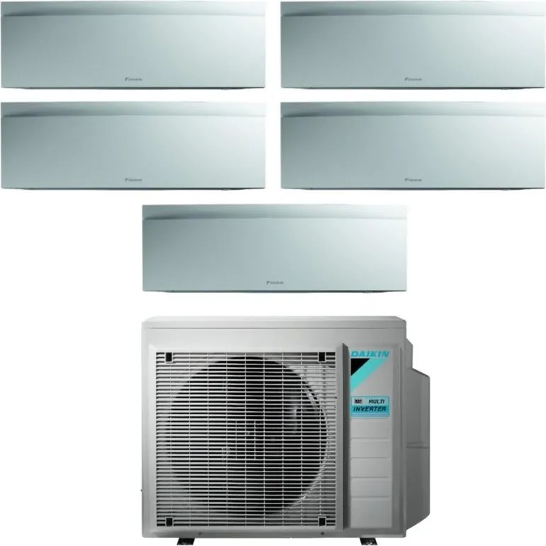 Daikin - Climatizzatore Condizionatore Bluevolution Penta Split Inverter serie emura white iii 9+9+9+12+12 con 5MXM90N R-32 Wi-Fi Integrato