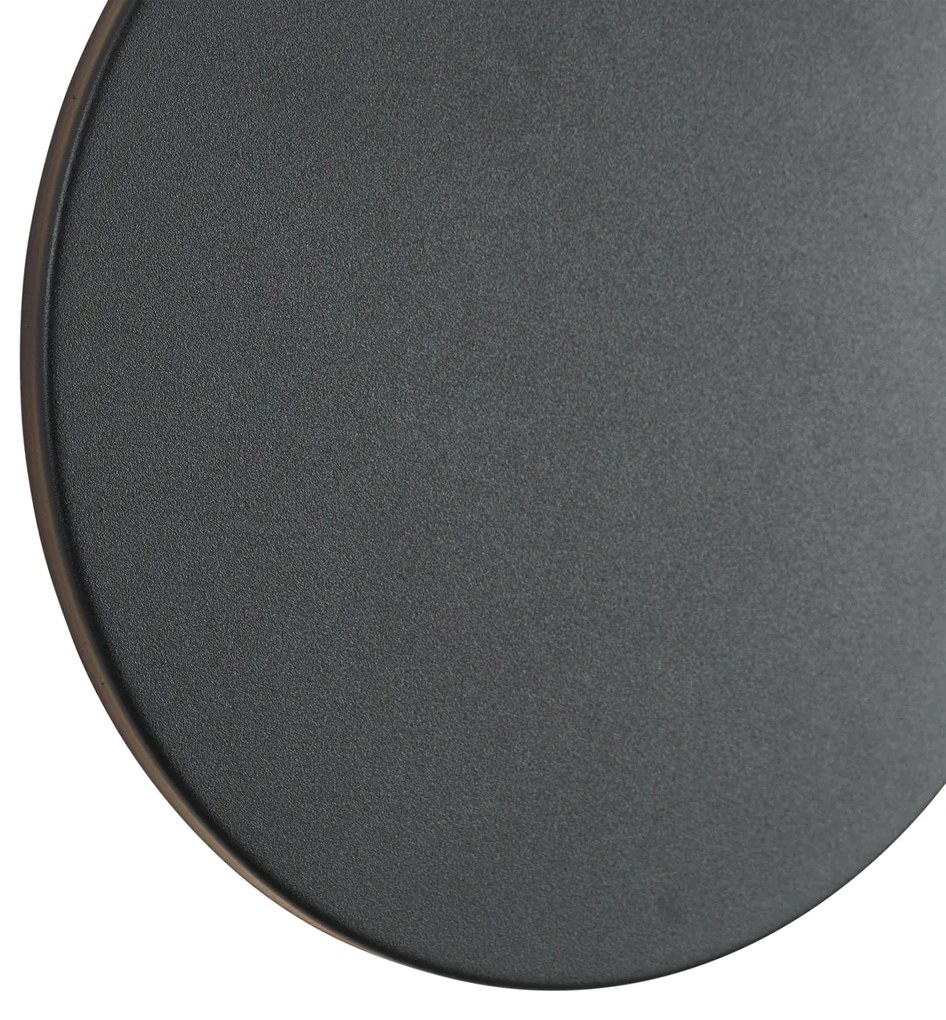 Lampada da parete per esterni nera con LED incluso IP54 - Soleil