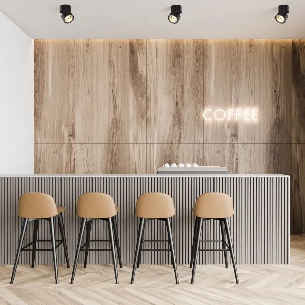 Zuma Line 20001-BK-N - Faretto LOMO 1xGU10-ES111/15W/230V nero