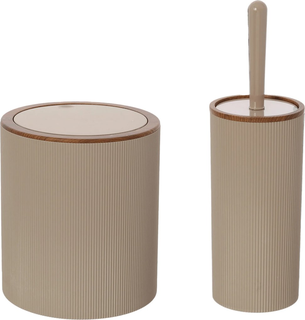 Set 2 Accessori D'Appoggio Feridras "London" Tortora