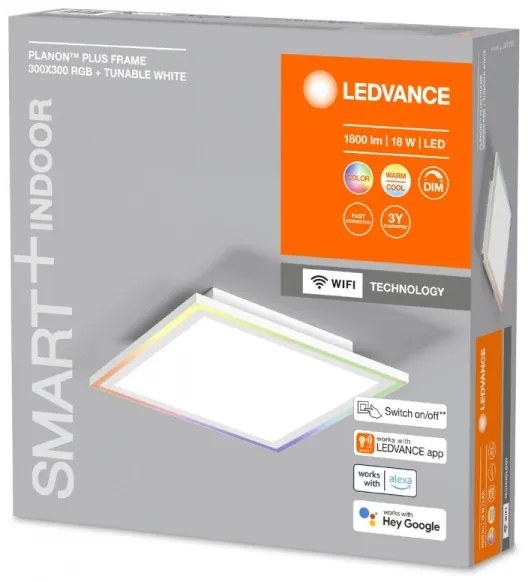 Ledvance- LED RGBW Plafoniera dimmerabile SMART+ PLANON LED/18W/230V Wi-Fi