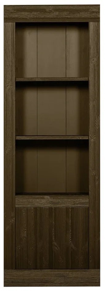 Libreria in legno di pino marrone 78x230 cm Yumi - BePureHome