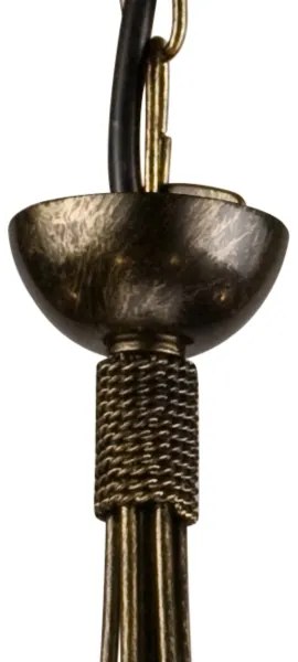 Lampadario a sospensione con catena DONATO 5xE14/40W/230V