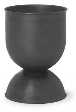 Hourglass Vaso Piccolo Nero - Ferm Living