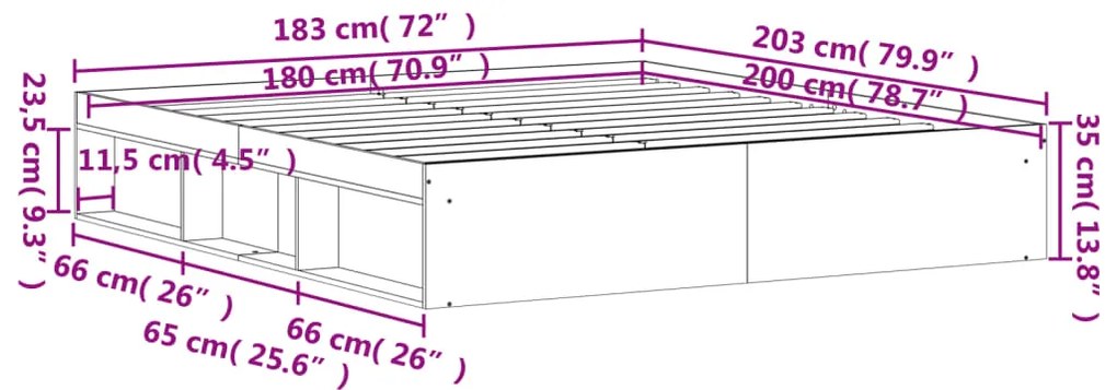 Giroletto Grigio Cemento 180x200 cm Super King