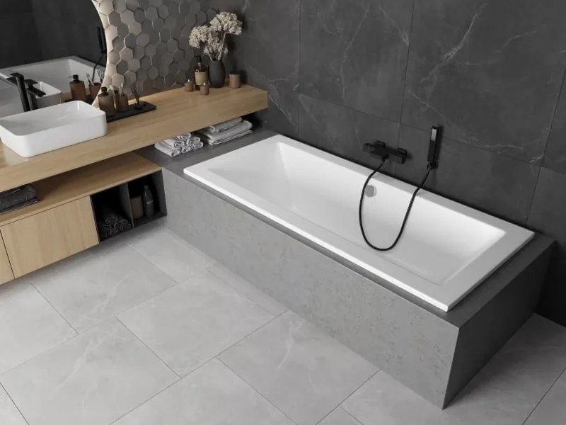 Mexen Cube vasca da bagno rettangolare 180 x 90 cm, bianca - 55051809000