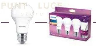 Lampadina led philips goccia smerigliata 4000k, 2pz