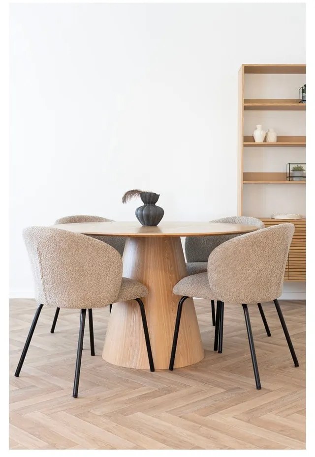 Tavolo da pranzo rotondo con piano in frassino ø 120 cm Bolton - House Nordic