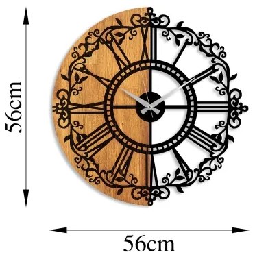 Orologio da parete diametro 56 cm 1xAA legno/metallo