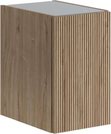 Estensione per mobile da bagno Opera 1 anta, cannettato noce naturale L30 x H50 x P45.5 cm