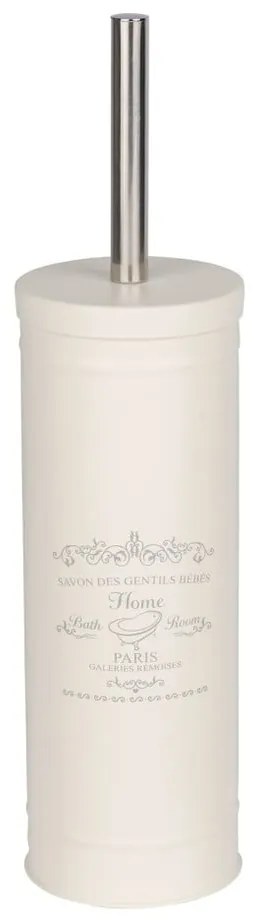 Scopino WC color crema in acciaio Home – Wenko