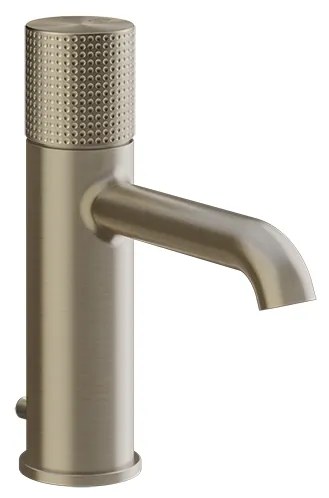 Miscelatore lavabo con scarico brushed brass cesello 70401 gessi